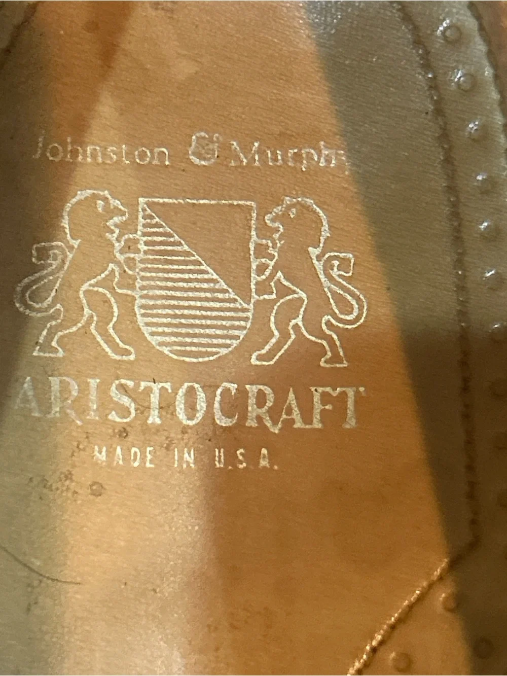 Vintage Johnston & Murphy Aristocraft USA Kiltie Wingtip Penny Loafers Mens 9.5C